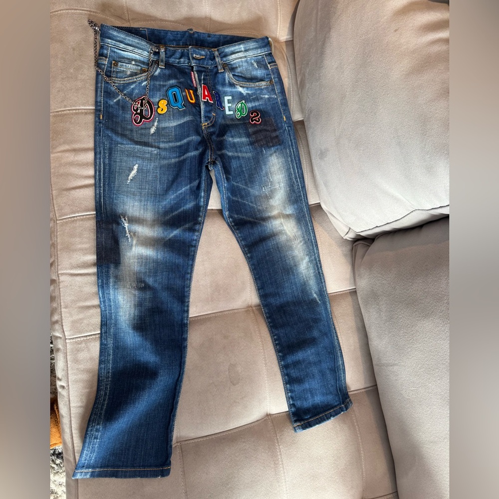 Dsquared2 Blue Distressed kids Jeans size 14Y